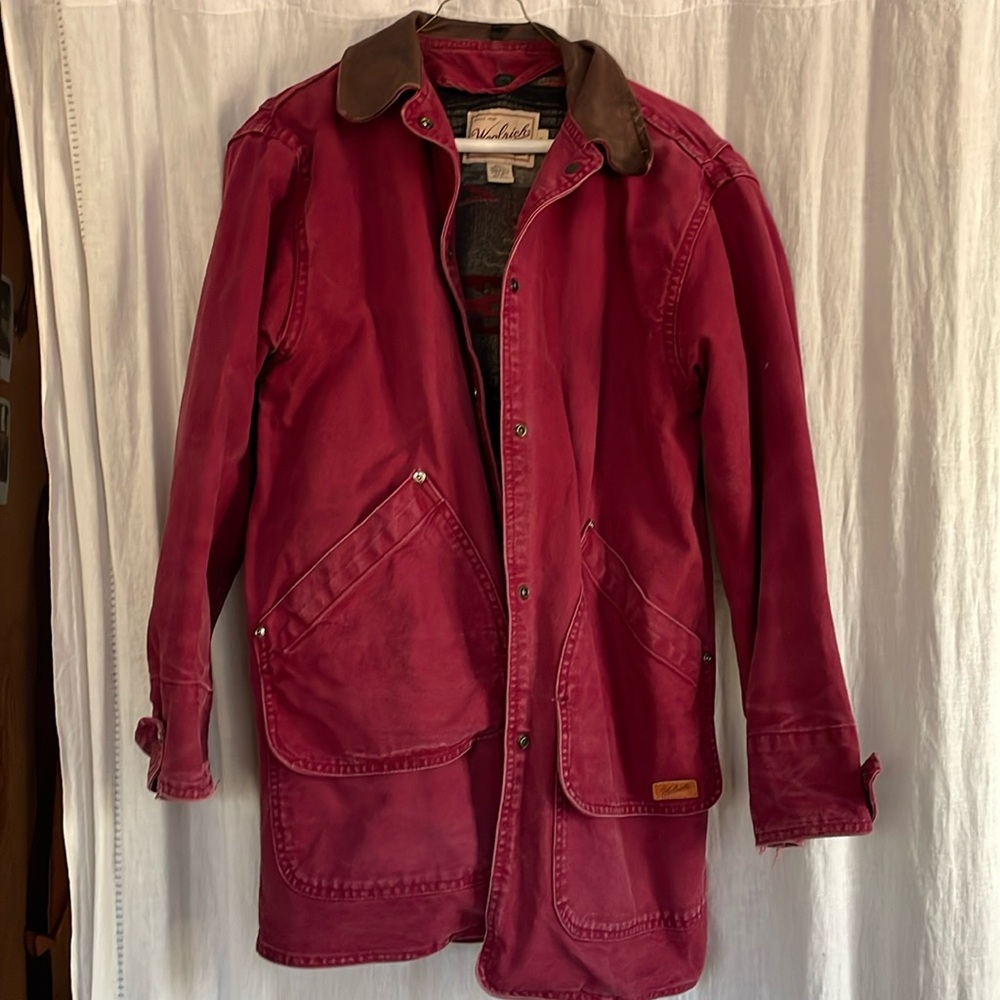 Vintage Woolrich wool lined barn coat